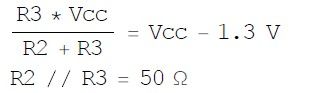 Vcc-1.3V Vcc-1.3V