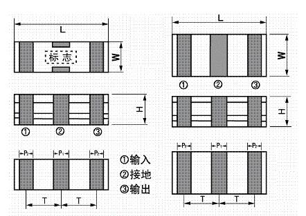 陶瓷諧振器ZTB大小 陶瓷諧振器ZTB大小